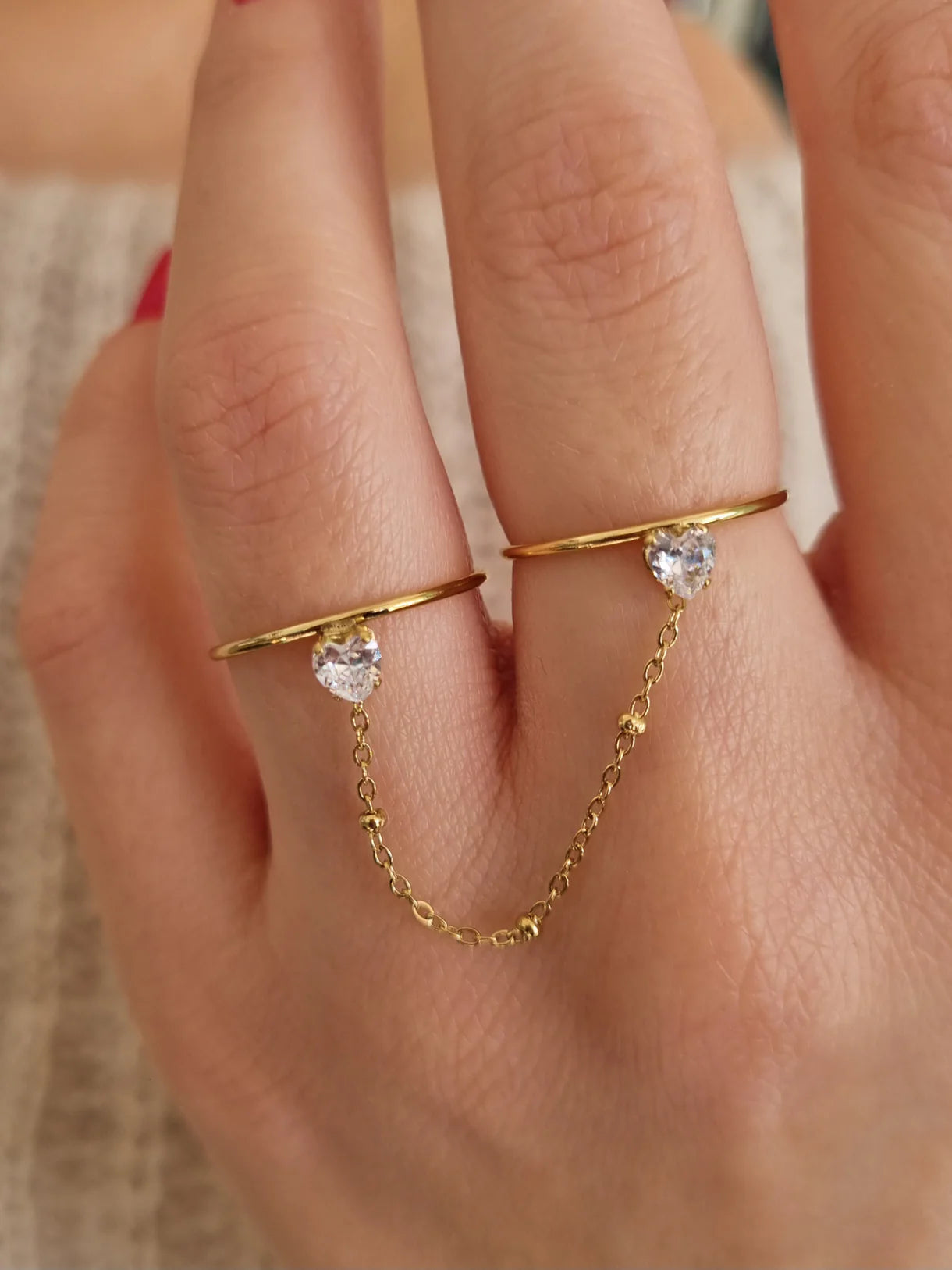 TWIN LOVE RING