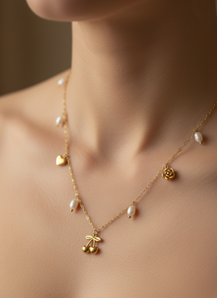 Cherry Charm Necklace
