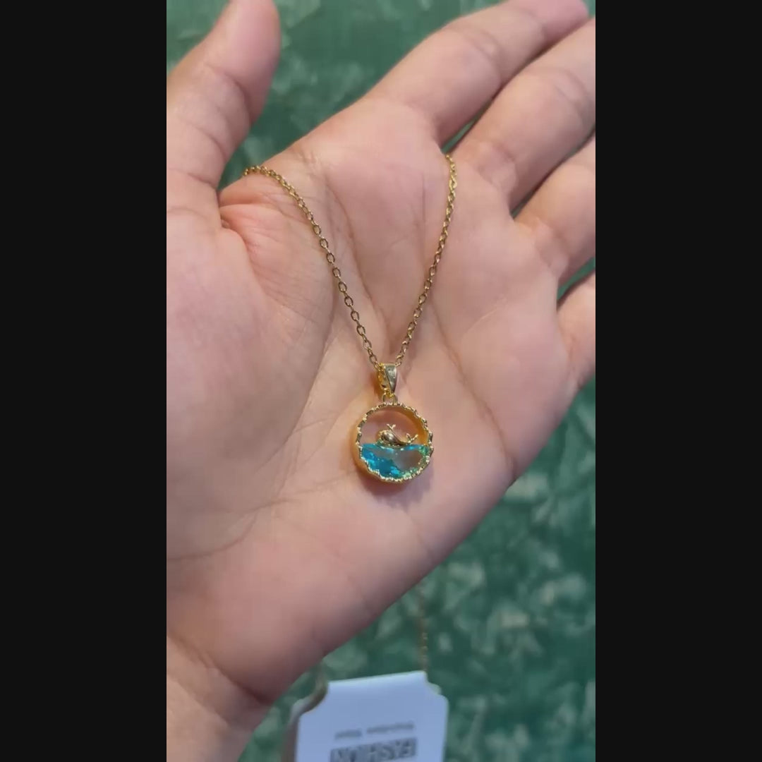AQUA SOUL CHAIN PENDANT